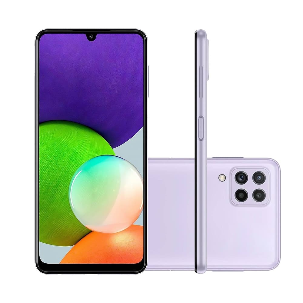 Samsung Galaxy A22 4G 128GB 4GB Ram 6.4'' Câmera 48Mp Outlet