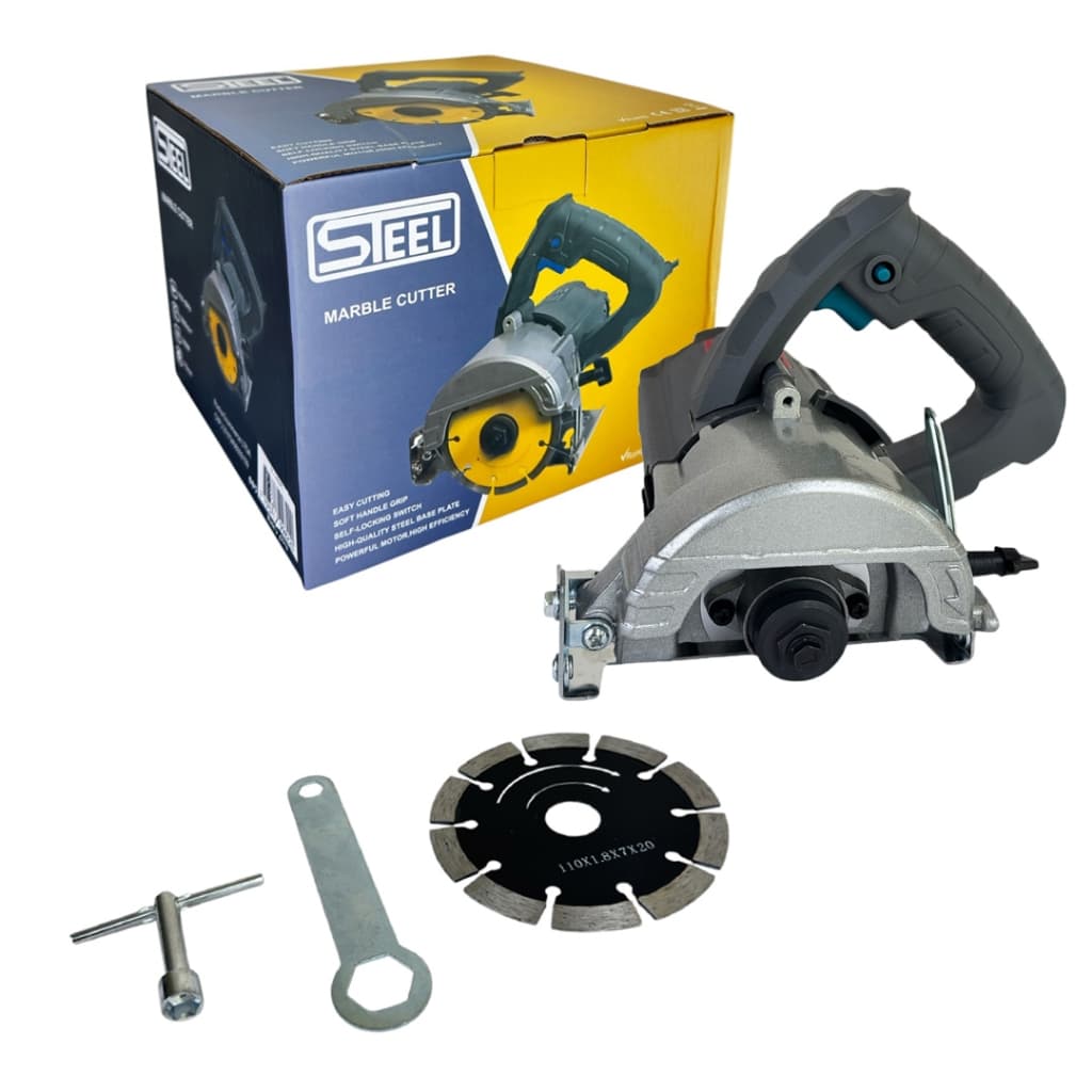 Serra Mármore Profissional Corte 45 Graus 1400w Corta Piso 110mm + Disco - ENVIO IMEDIATO
