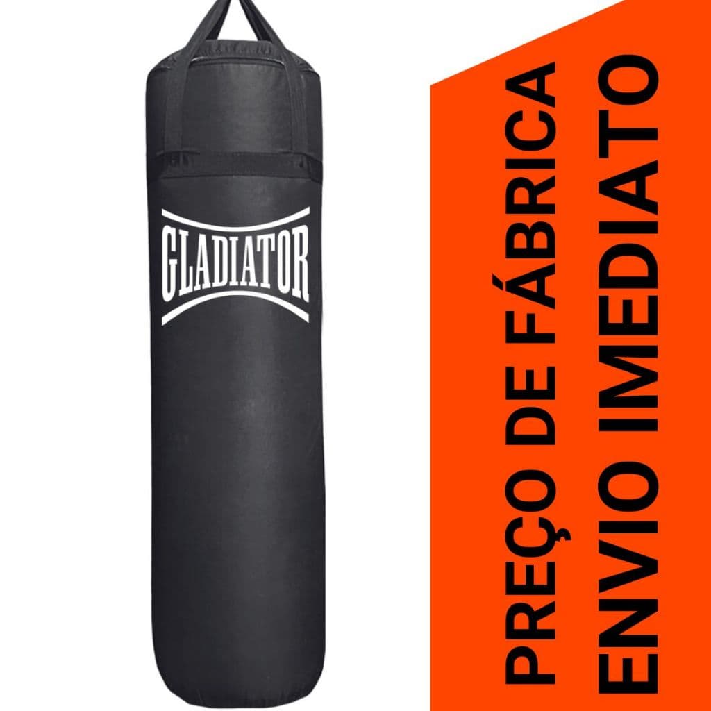 Saco de pancada 120X100 Gladiator Com Fone Bluetooth Ou Sem Fone  (VAZIO) 50 70 90 Boxe - Jiu Jitsu - MMA
