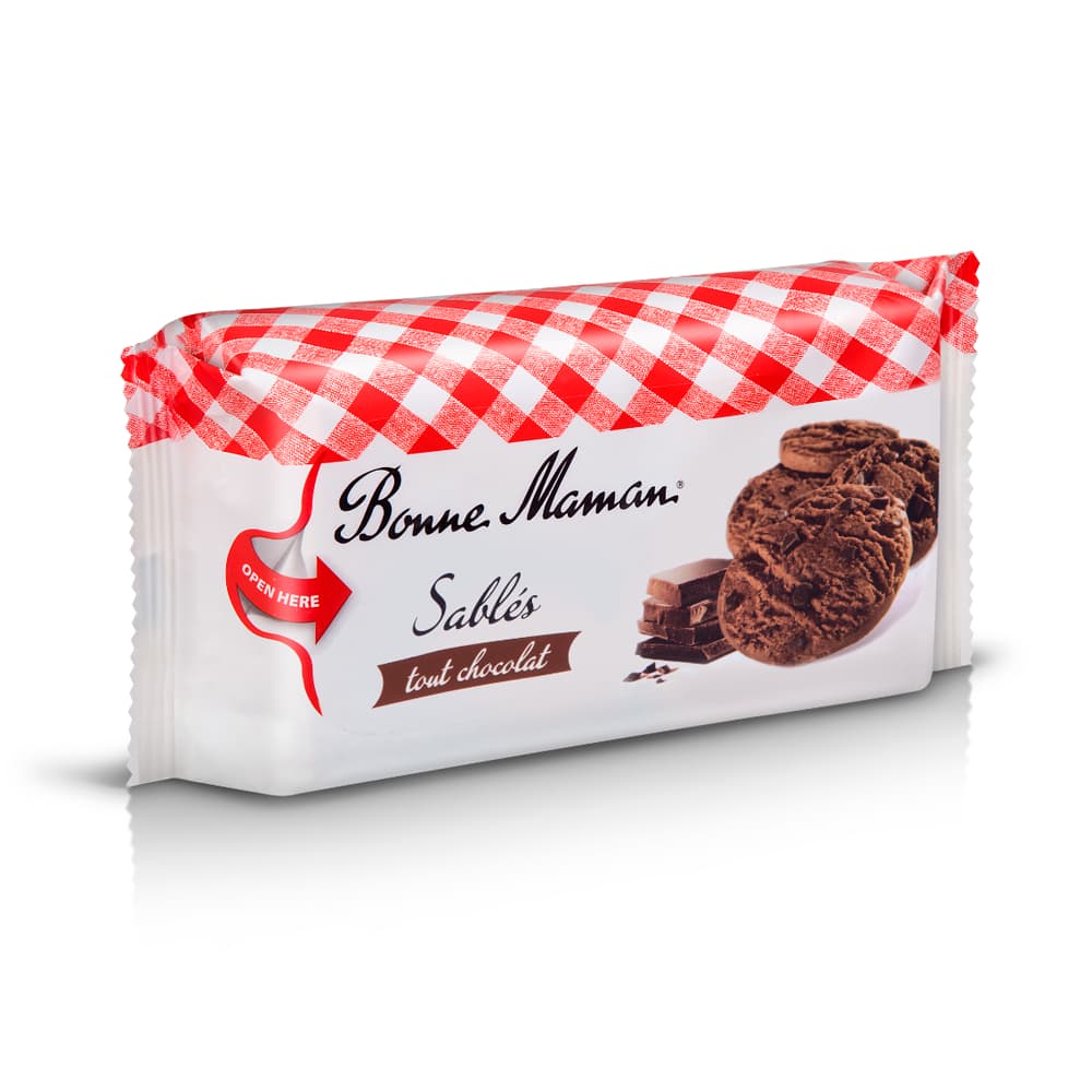 Biscoito Cokkie Sablés Chocolate Bonne Maman Importado 150g
