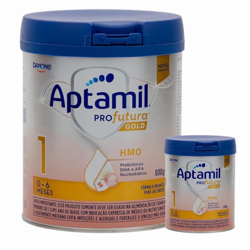 2 Latas - Aptamil PROFUTURA GOLD 1 - Fórmula infantil em pó -Danone 800 g