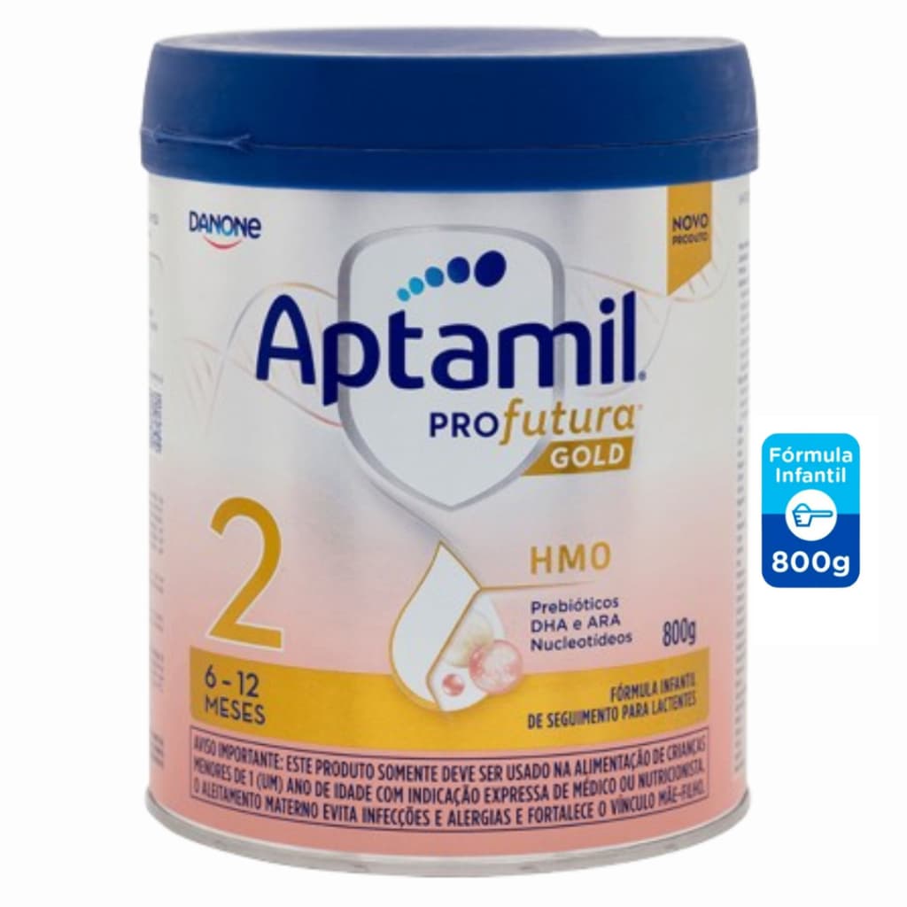 1 Lata- Aptamil PROFUTURA GOLD 2 - Fórmula infantil em pó -Danone 800 g