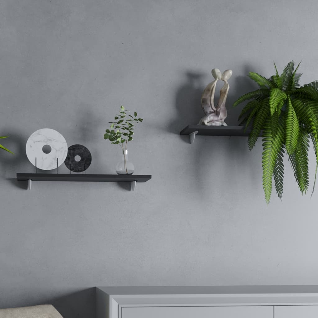 Kit 3 Prateleira Multiuso Mdf Organizador Com Suporte Decoração Para Parede Quarto Sala Cozinha