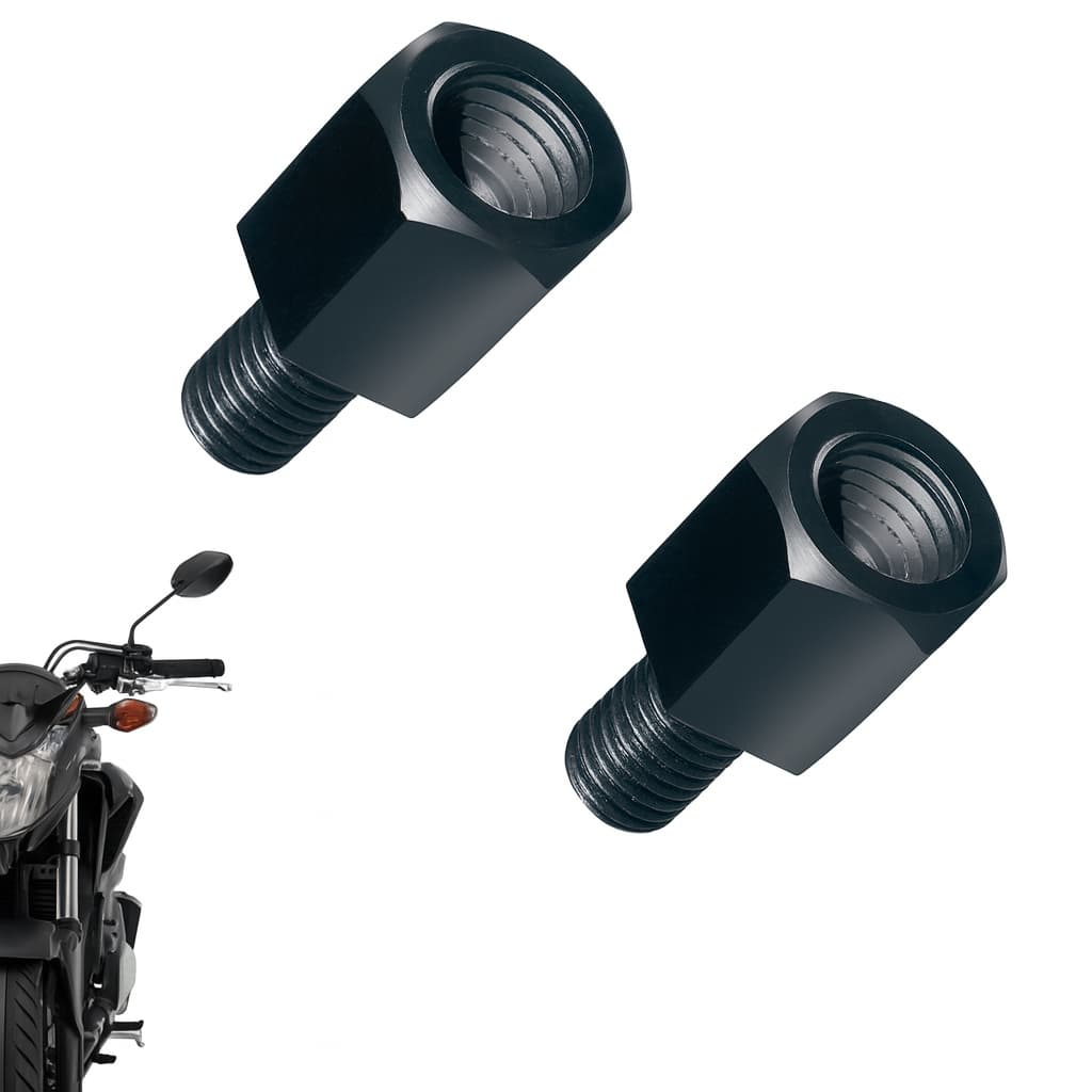 Adaptador M8 para M10 Rosca Direita Original GVS Para Espelho Retrovisor Moto
