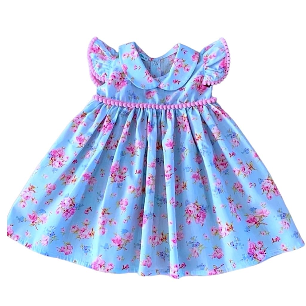 Vestido de Bebê Menina Luxo Festa Infantil Roupa Bebe Menina 100% algodão Mundo Nina Kids