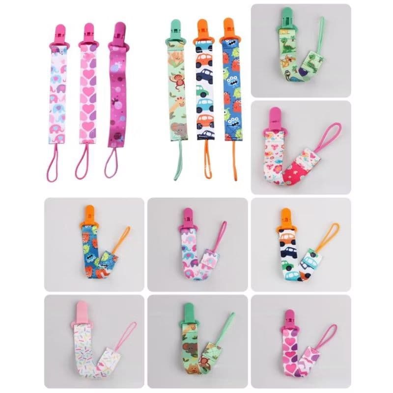 Kit 3 Prendedor De Chupeta para bebê