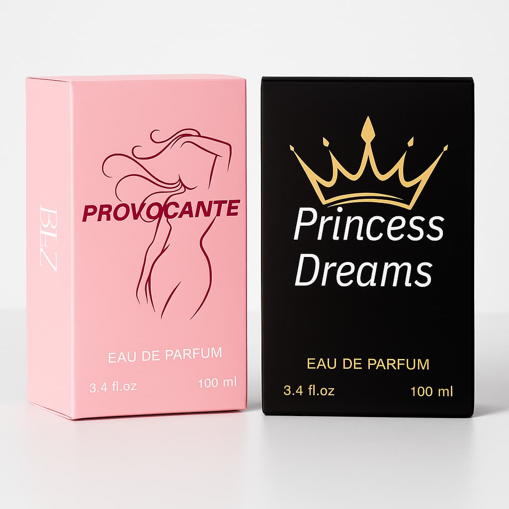 Kit 2 Perfumes Femininos Provocante + Princess Dreams100ml Eau de Parfum Ref Importada