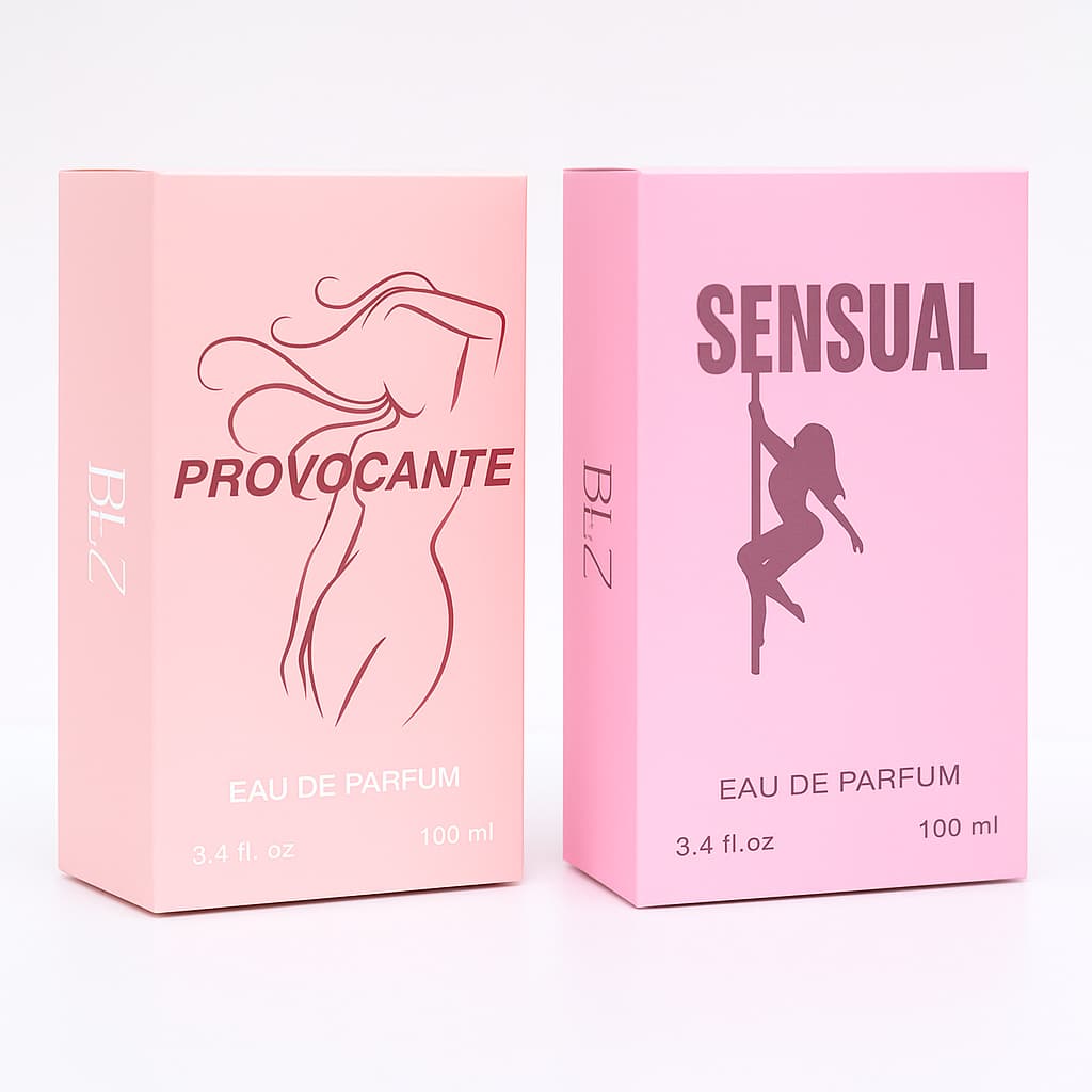 Kit 2 Perfumes Femininos Provocante + Sensual 100ml Eau de Parfum Ref Importada