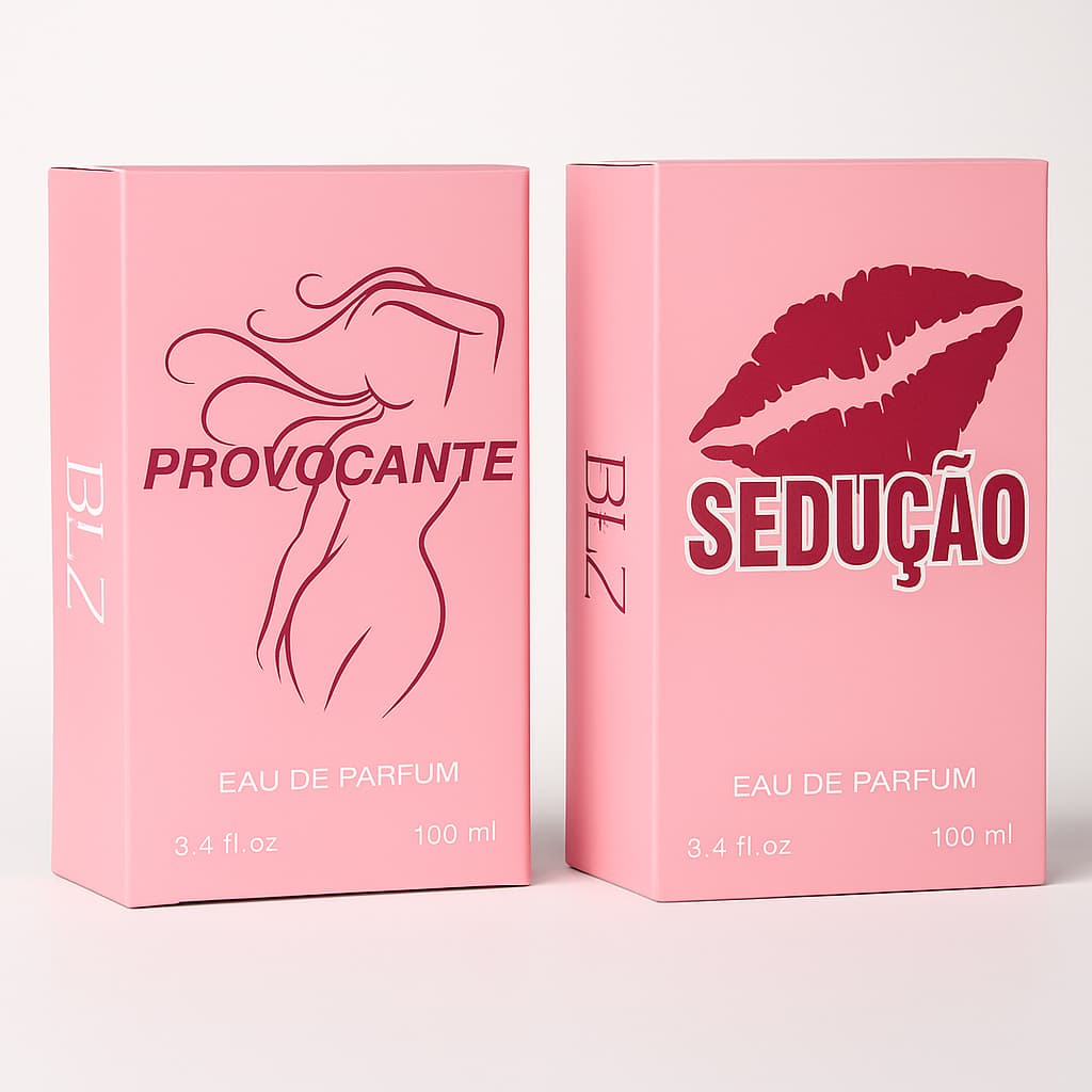 Kit 2 Perfumes Femininos Provocante + Sedução 100ml Eau de Parfum Ref Importada