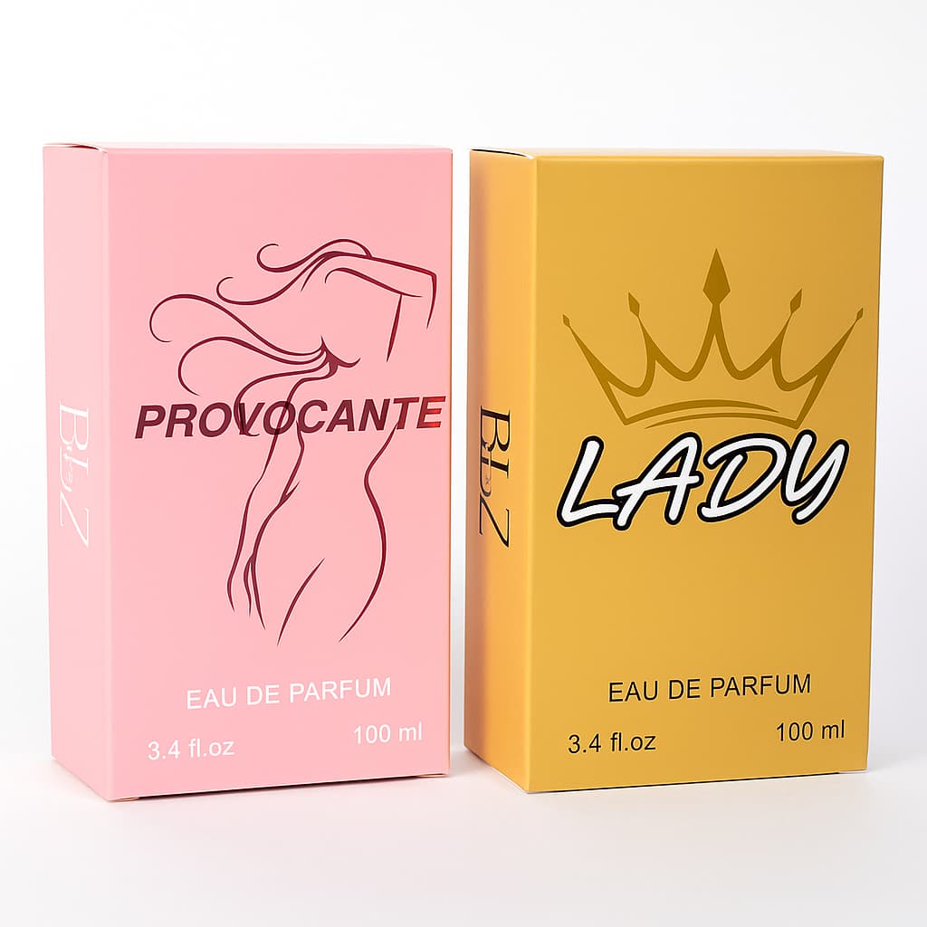 Kit 2 Perfumes Femininos Provocante + Lady 100ml Eau de Parfum Ref Importada