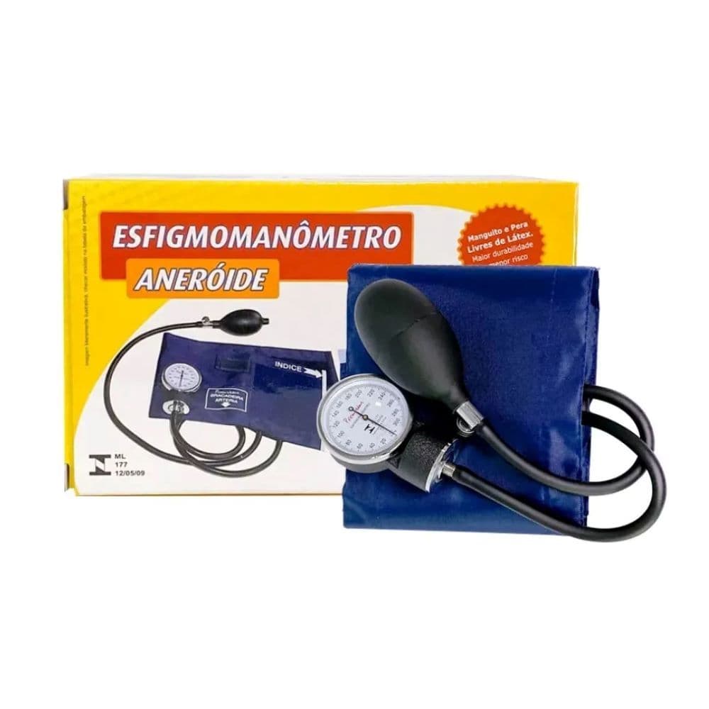 Aparelho De Pressão Arterial Manual Esfigmomanômetro Premium Medidor Pressão Envio Imediato