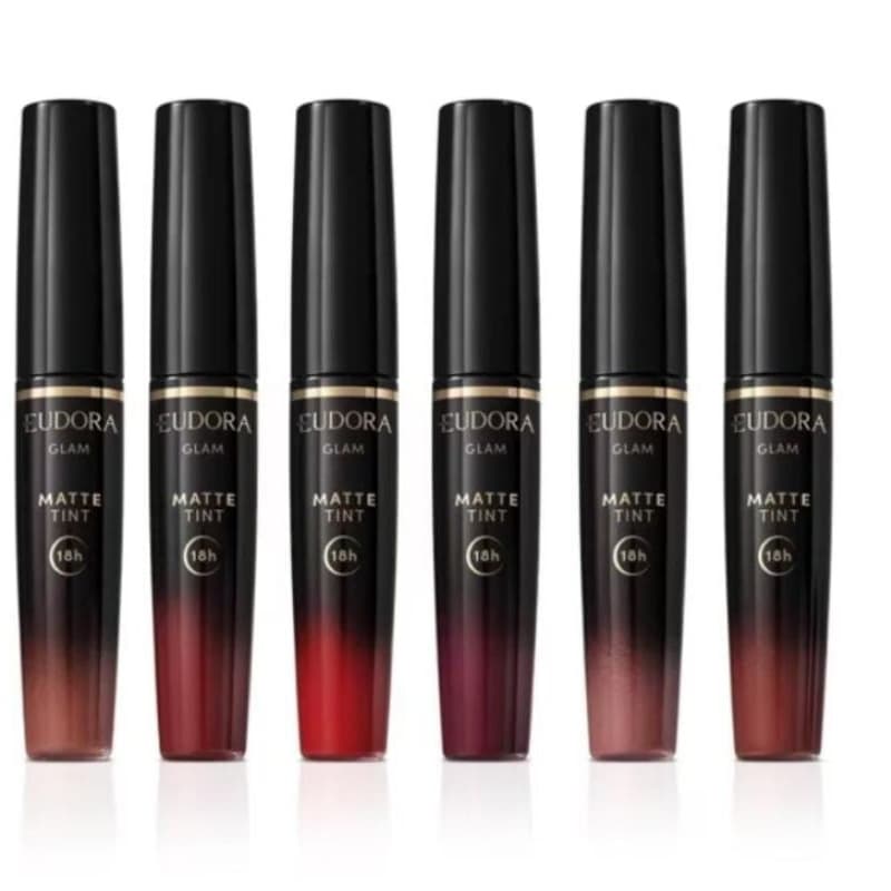 Batom Eudora Líquido Glam Matte Tint 4g