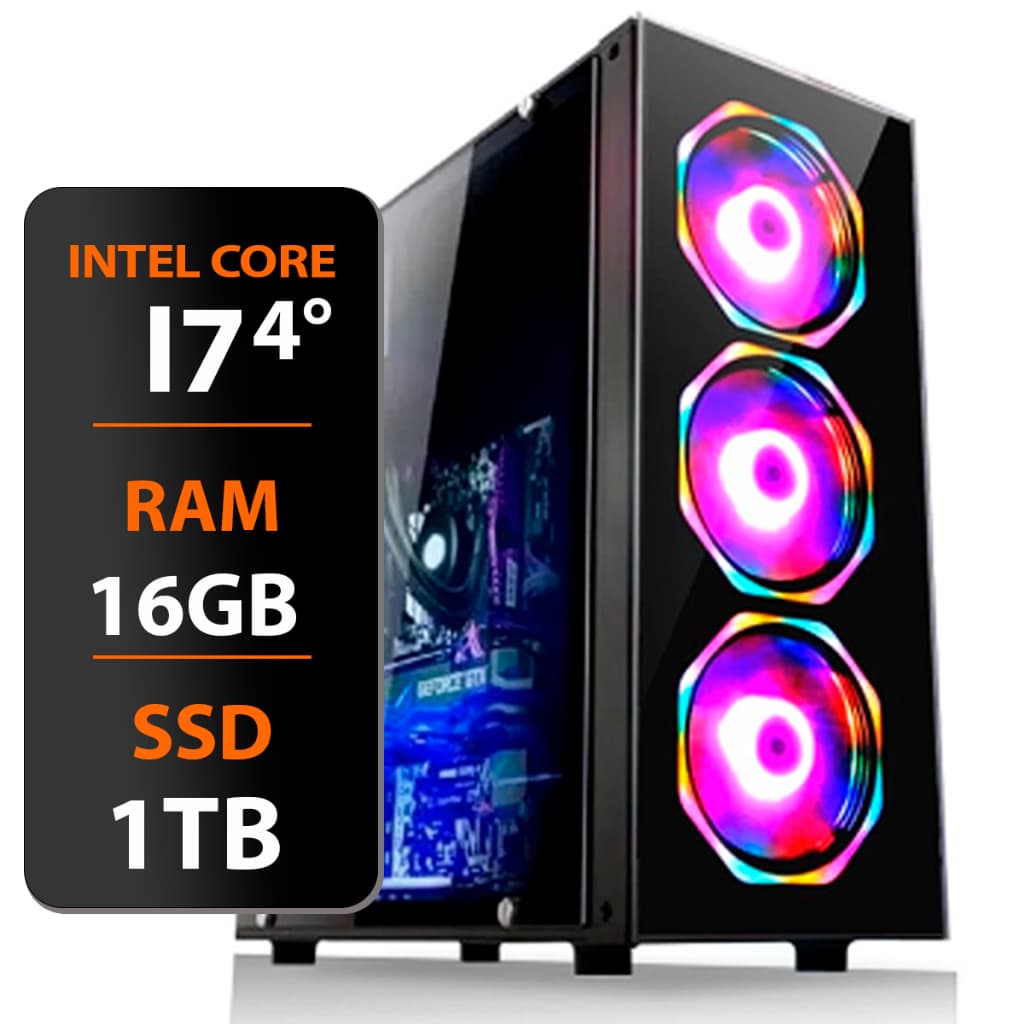 Pc Computador Gamer I7 4°ger 16gb Ssd 1tb