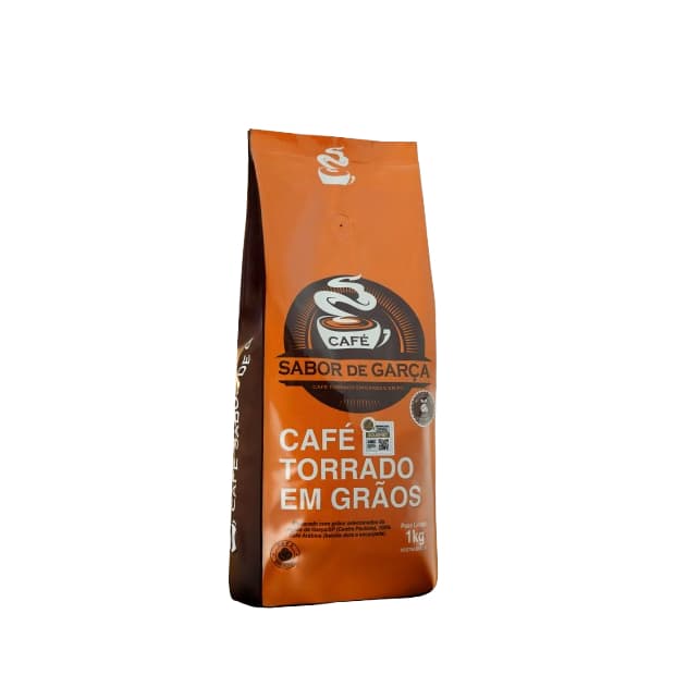 Café Torrado Em Grãos Sabor De Garça 1kg