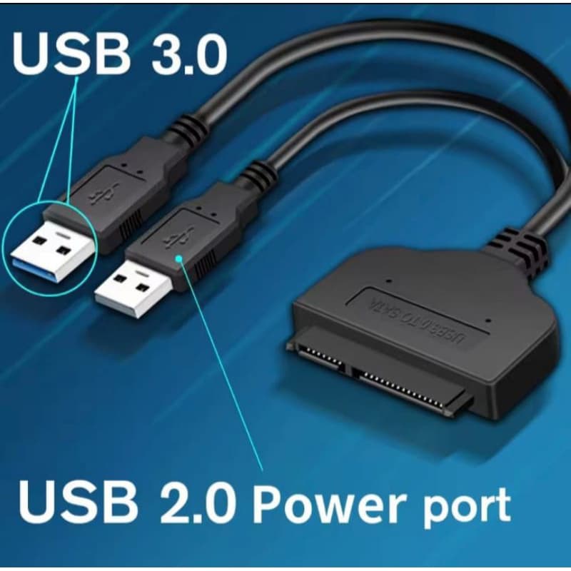 Sata Para Usb 3.0/2.0 Adaptador De Drive Rígido Suporte 2.5 Polegadas Ssd Externo Hdd Disco Rígido 22 Pinos Sata3