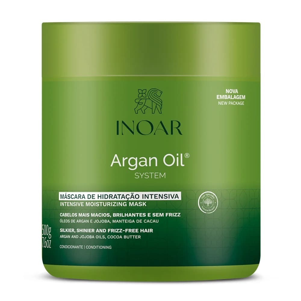 Inoar Argan Oil Systen Máscara Hidratante 500g