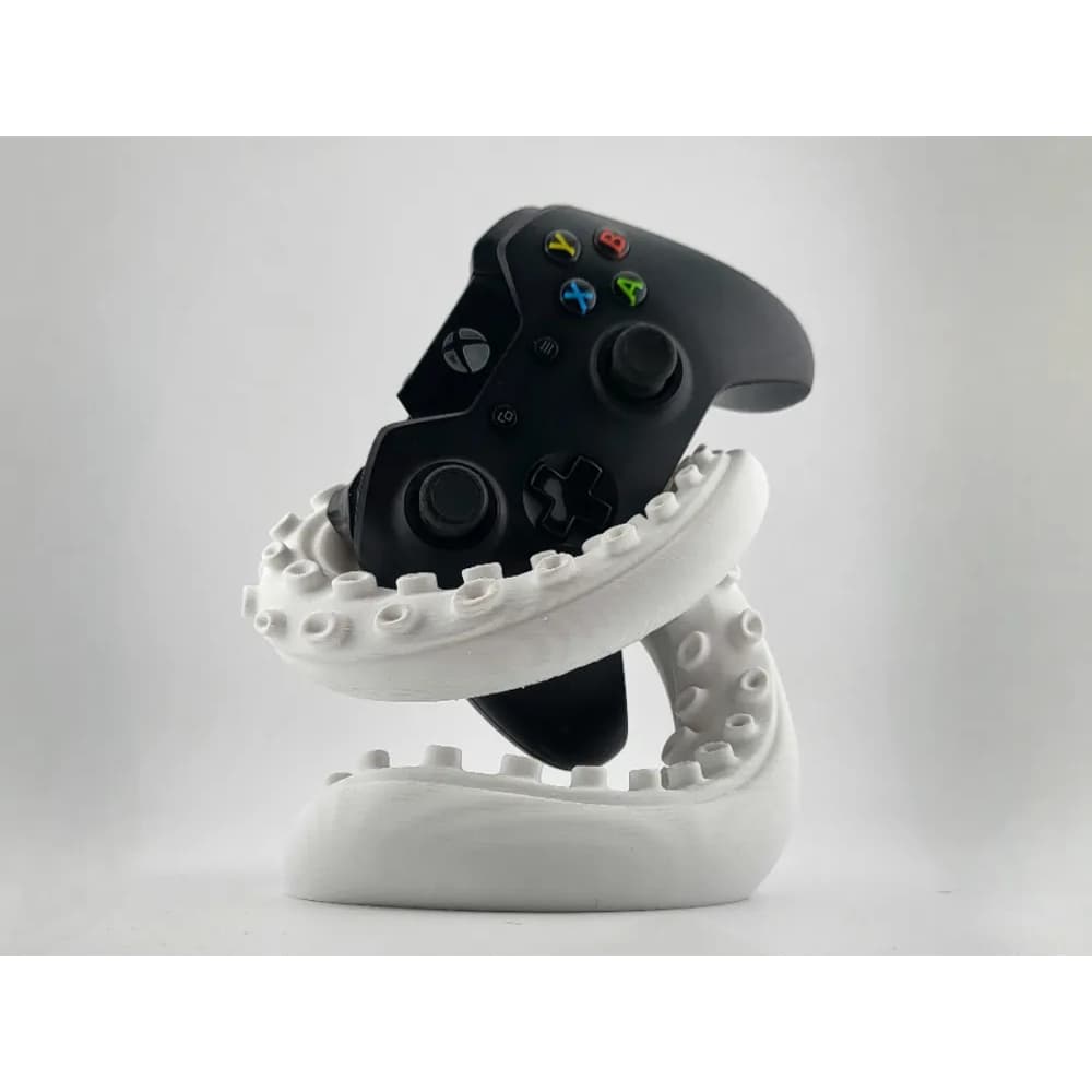 Suporte de Controle em formato de Tentáculo Decoração Setup Gamer Mesa Videogame
