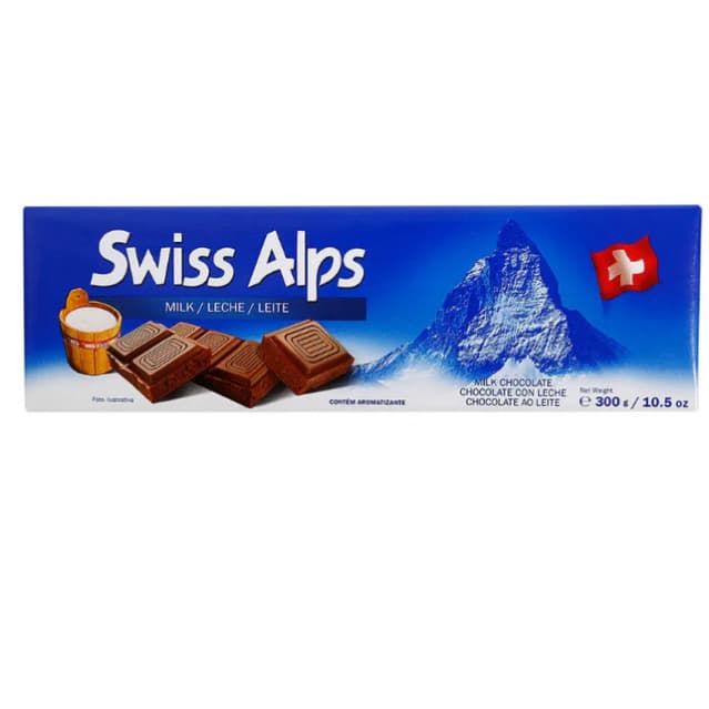 Chocolate Swiss Alps 300g Importado Suíça Diversos Sabores farinha