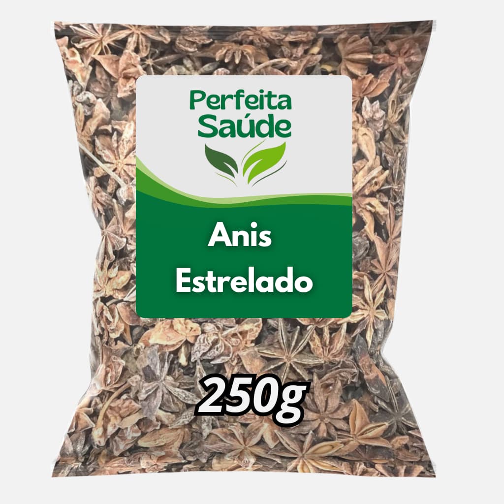 Anis Estrelado Premium 250g - 100% Natural - Aromas e Sabores