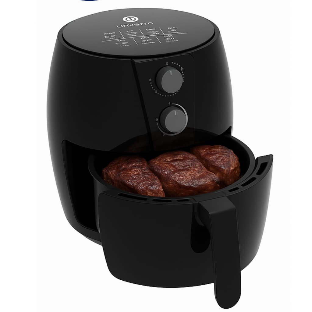 Fritadeira Air Fryer Elétrica Assadeira Sem Óleo 4,8l antiaderente Alta Potência 1500W Unitermi