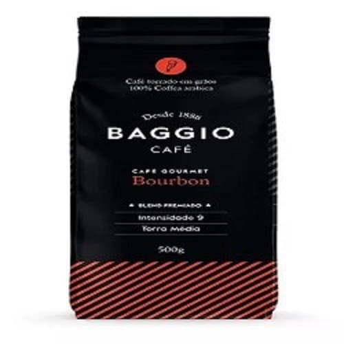 CAFÉ TORRADO EM GRÃOS GOURMET BOURBON 500G - BAGGIO