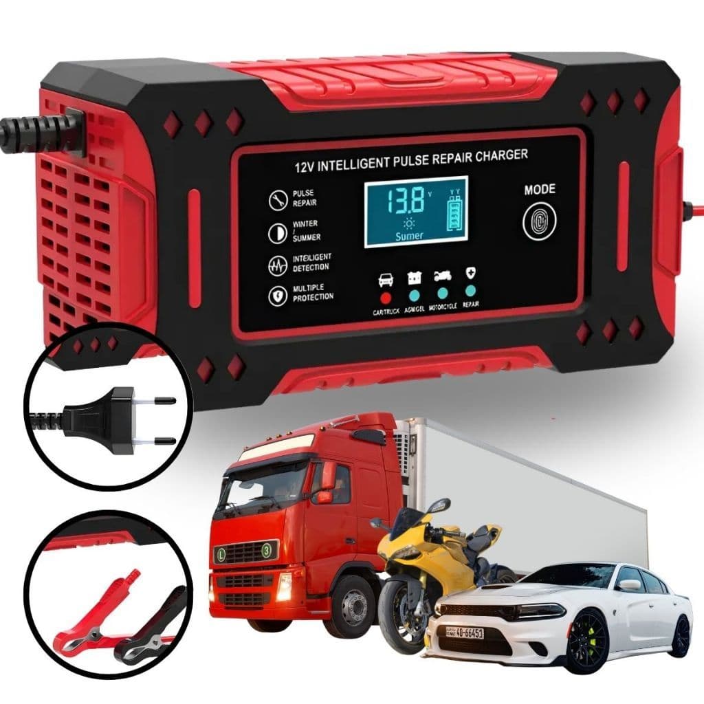 Carregador Bateria 12v Até 300 Amperes Carro Moto Caminhão Range Plane carregador bicicleta elétrica