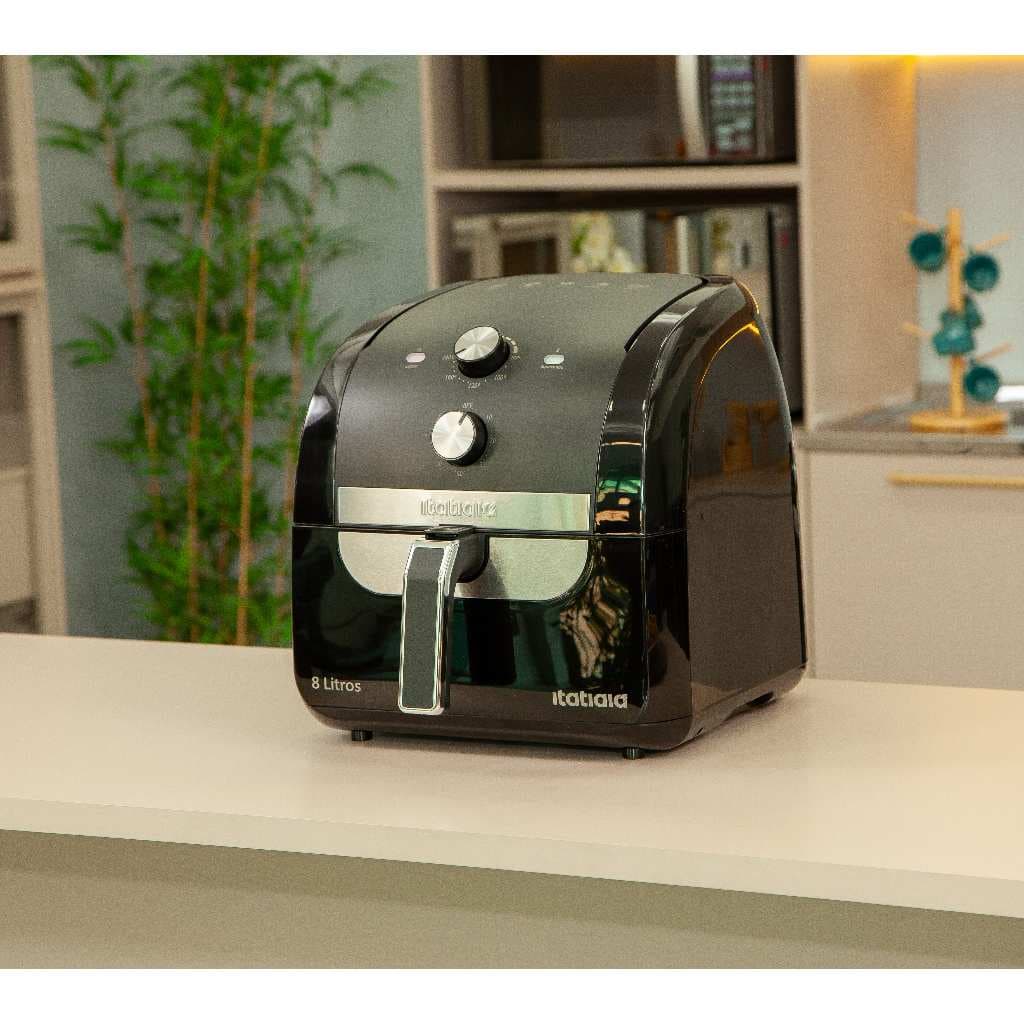 Air Fryer Elétrica 8L Itatiaia 127V – Fritadeira Sem Óleo Potente e Econômica