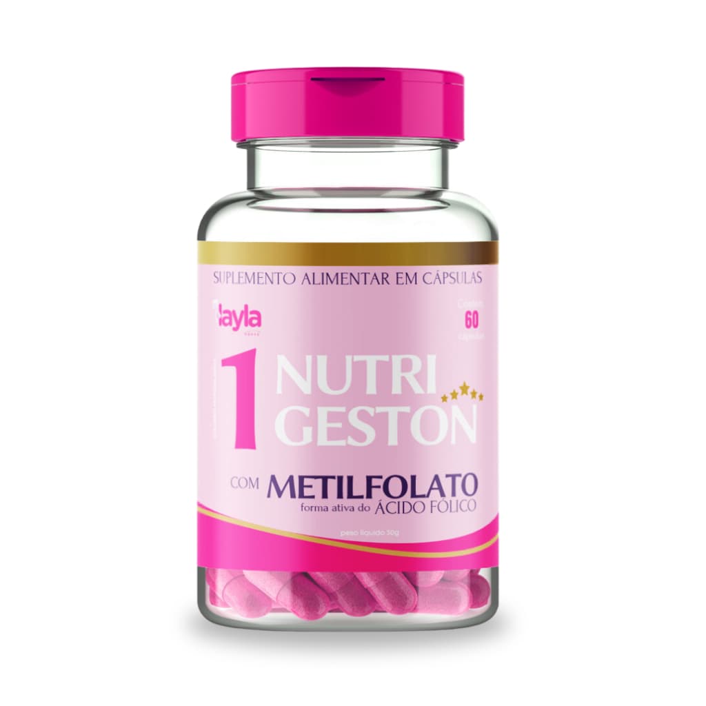 Nutrigeston1 Fertilidade Feminina Gravidez com Metilfolato 60 Cápsulas