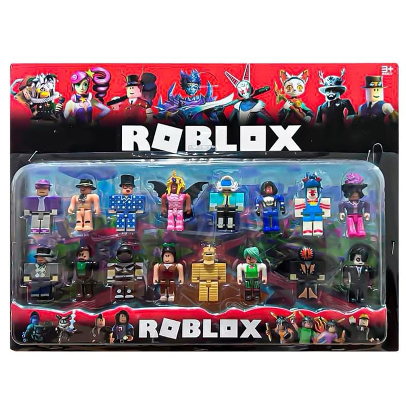 Kit Roblox 16 Bonecos Articulados Lego Kit completo Linha premium Lançamento Envio Imediato