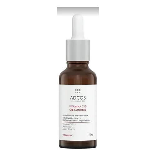 Vitamina C 15 Oil Control 15ml Adcos Todo Tipo De Pele Dia/noite Original