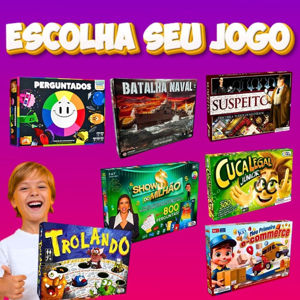 Melhores Jogos infantil de Mesa Tabuleiro Cartas Dados para jogar em familia 2025 amigos 2 pessoas