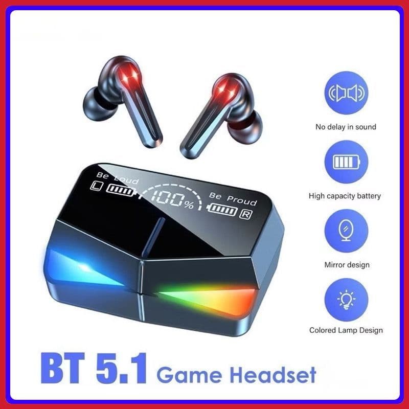 Fones de ouvido Sem Fio Bluetooth Fone M28 Estéreo Com Controle De Toque Redução De Ruído À Prova D'água