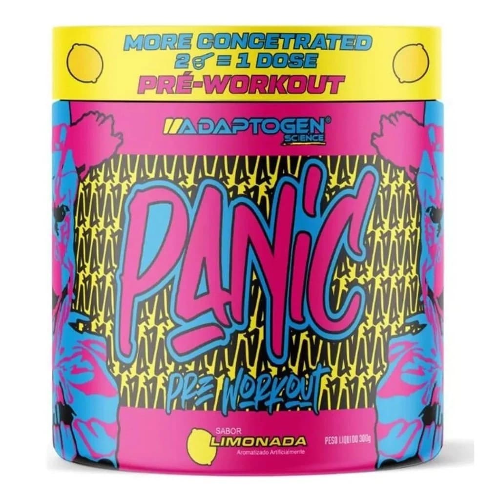 PANIC ADAPTOGEN PRÉ TREINO - 300G - LIMONADA