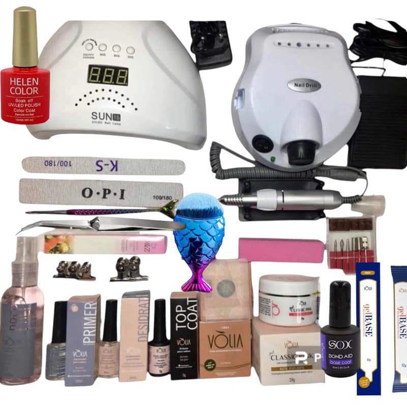 Kit volia completo cabine 48w e lixadeira 30miñ rpm