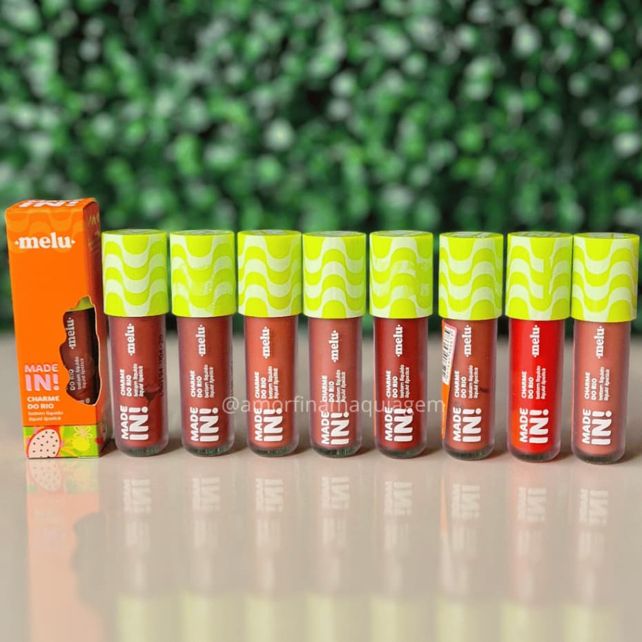 Batom Líquido Matte Charme do Rio Made In Melu By Ruby Rose Alta Pigmentação