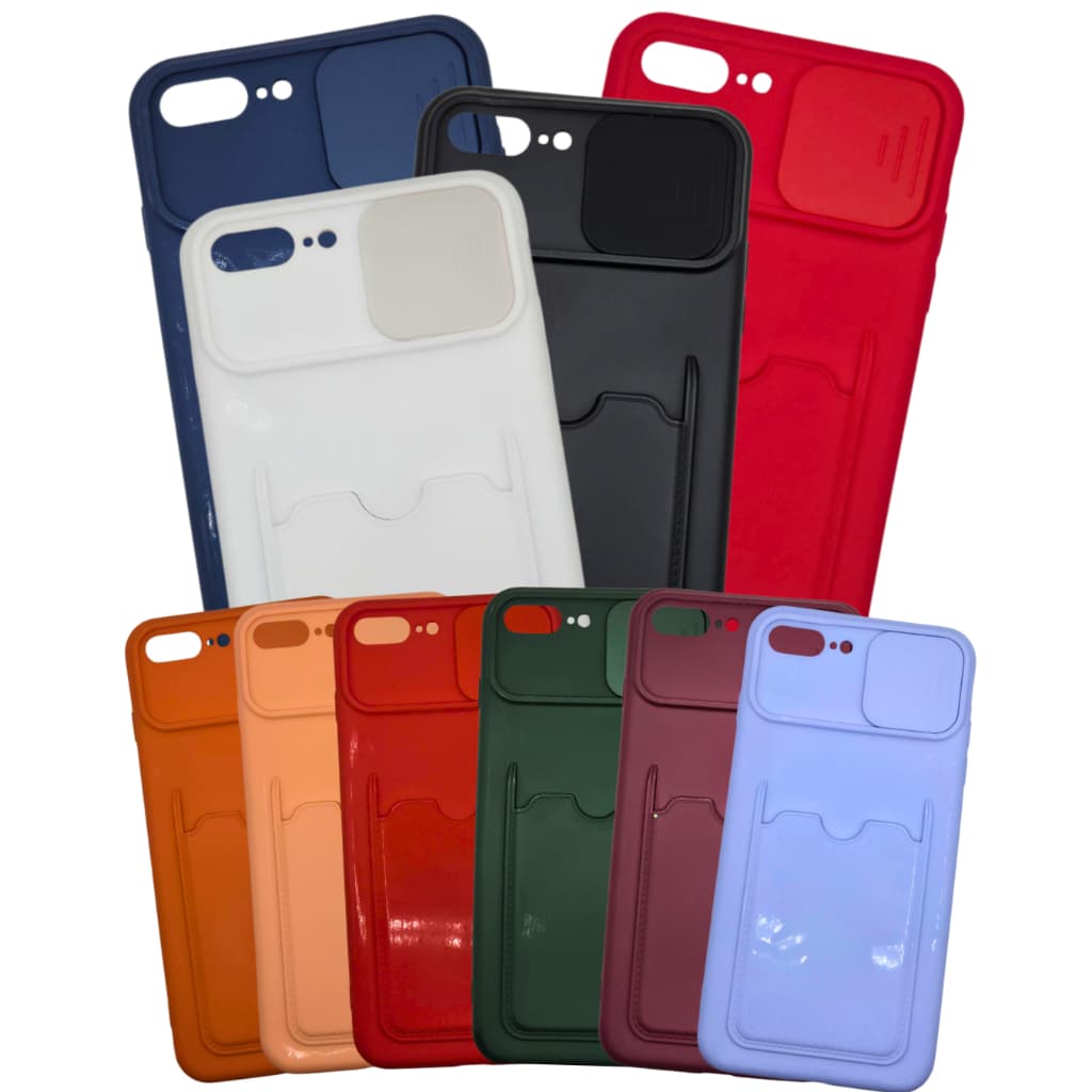 Capinha Capa para Celular CPCIP7P Case Iphone 7 Plus Porta Cartão Protetor de Camera Resistente