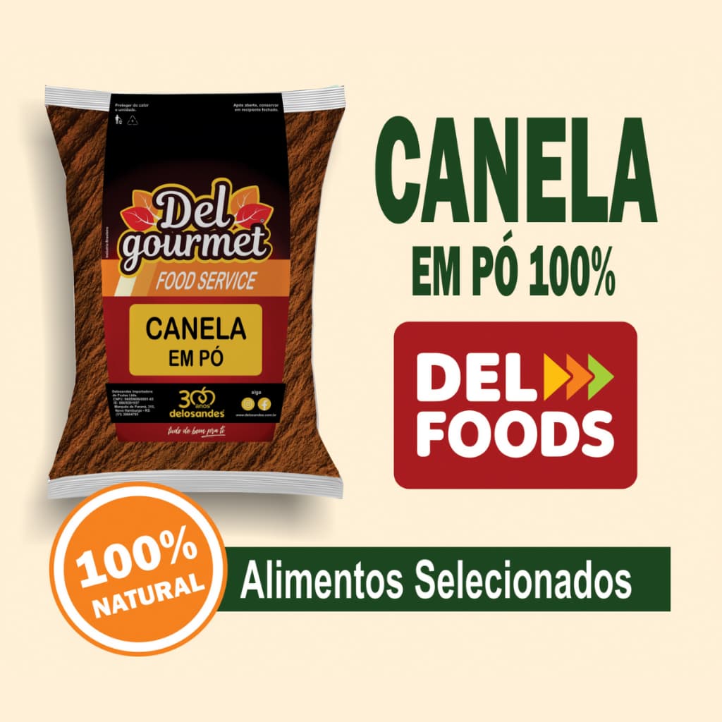 Canela Em Pó. 100% Natural  Sabor Marcante Para doces, Bebidas e Receitas Gourmet