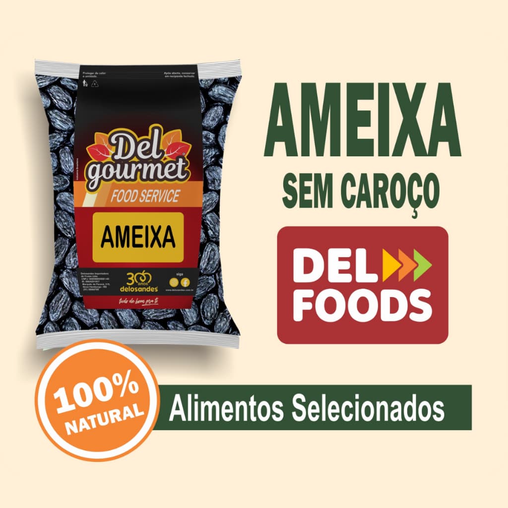 Ameixa Seca Sem Caroço. Saudável e Práticas Para Lanches e Receitas