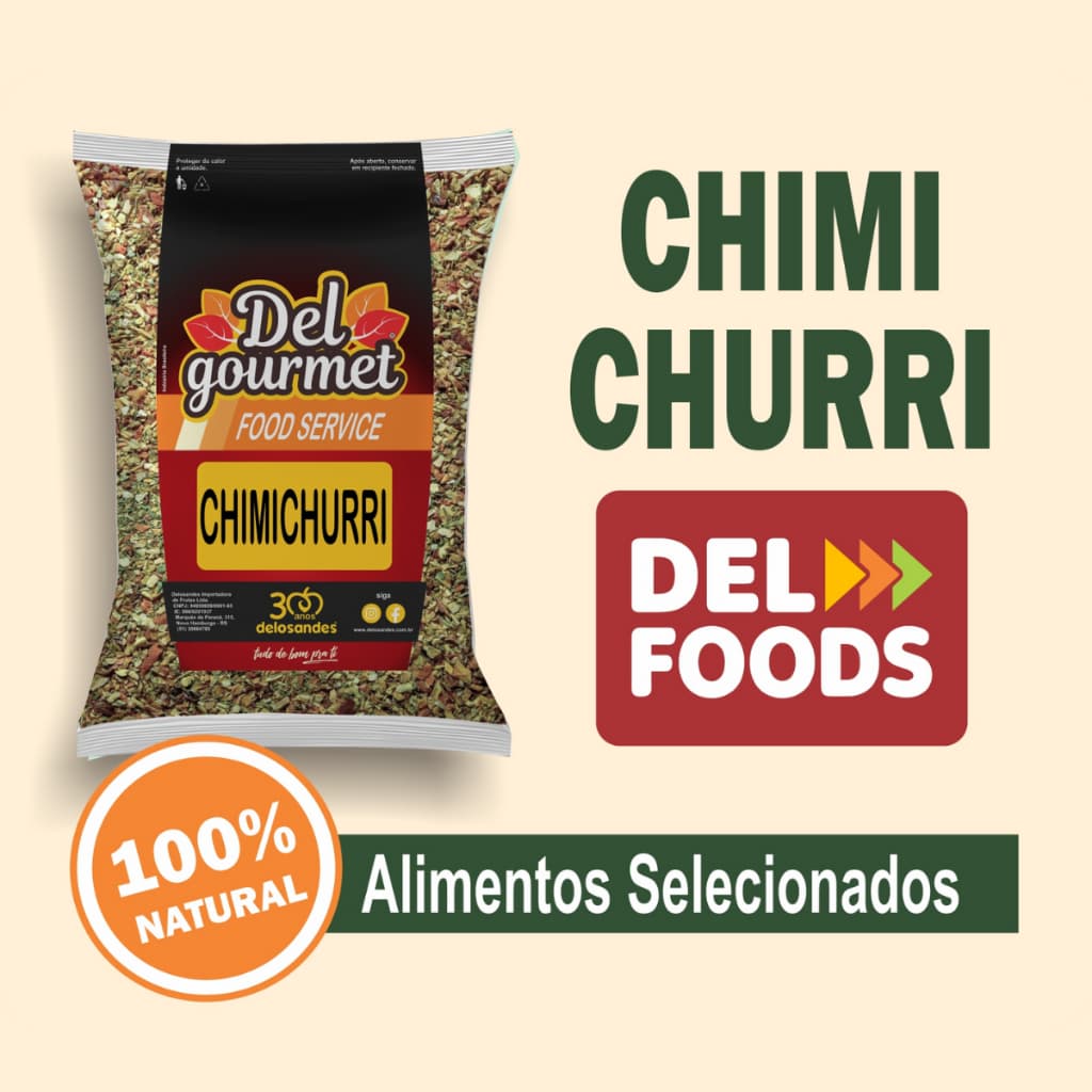 Chimichurri. Tempero Misto Natural Molho Argentino Carnes e Grelhados