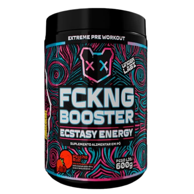 Pré Treino Fckng Booster Ecstasy Energy 600g - Under Labz