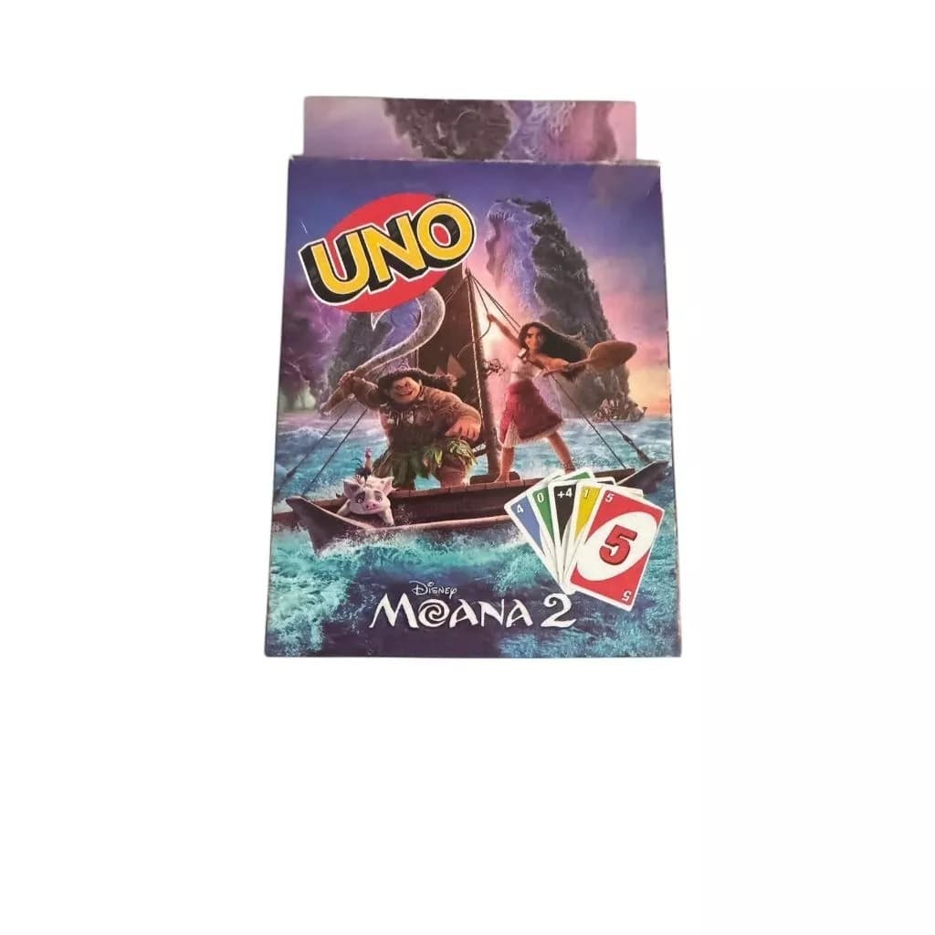 Jogo De Cartas Uno Moana 2 Diversão para toda Família Personagem