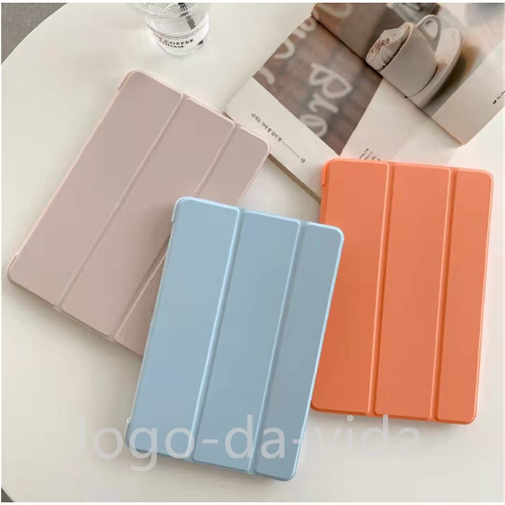 Capa Case magnetico inteligente com slot de canetas compativel Samsung Galaxy Tab S6 7 8 9 10 A11 + LITE FE PLUS