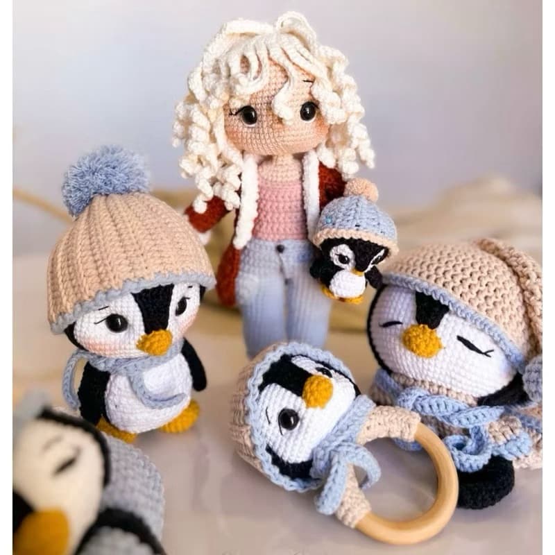 kit nenem amigurumi personalizado crochê