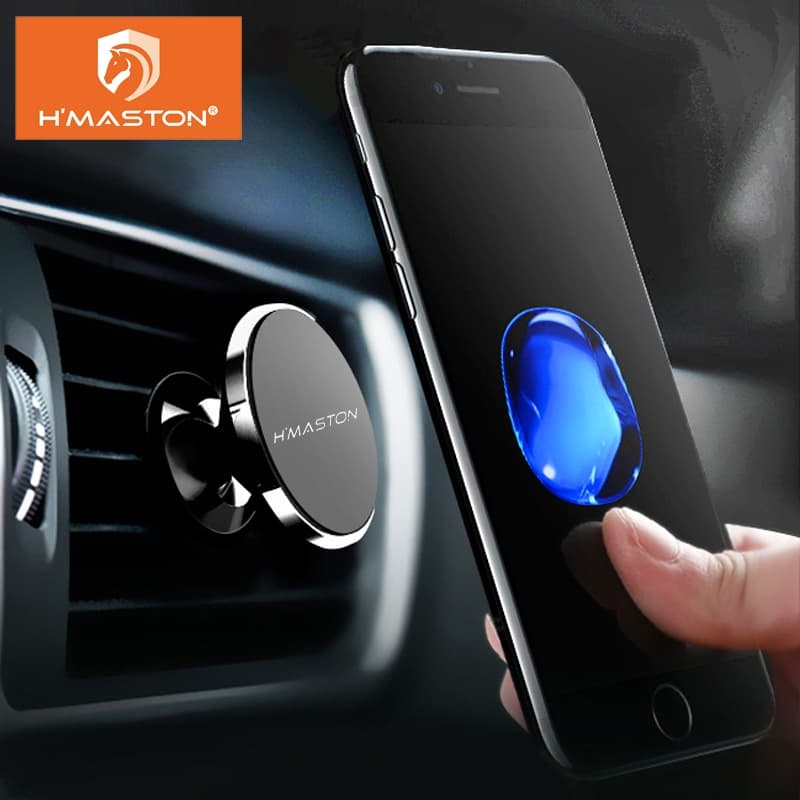 Electro Nest Suporte Veicular Magnético Suporte de saída de ar automotivo 360° Girar Forte adsorção CJ-54