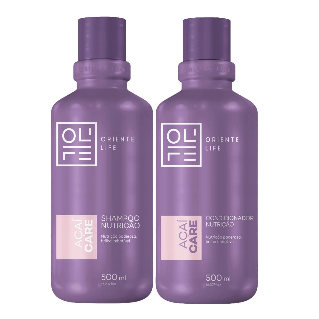 Shampoo E Condicionador Hidratante Açaí Home Care 500ml