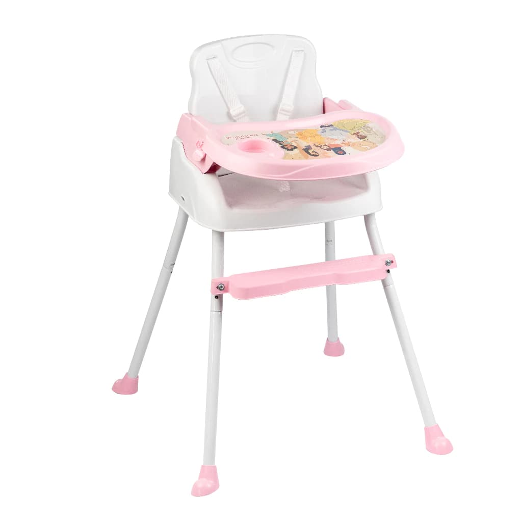 Cadeirinha de Alimentação Styll Baby Carros Princesas Mundo Bita 3 em 1 para Bebê Portátil