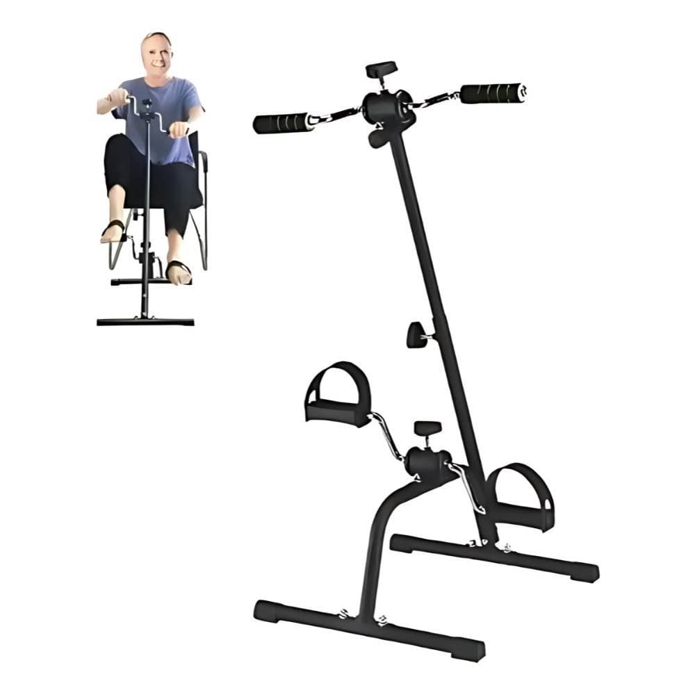 Mini Bicicleta Ergométrica Fisioterapia Braços e Pernas | Exercitador Compacto Intensidade Ajustável