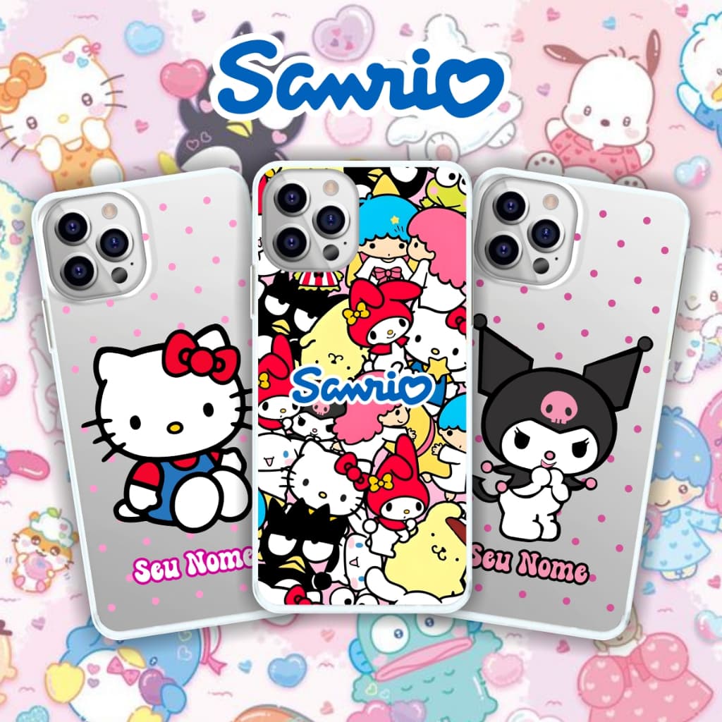 Capa de celular Sanrio personagens Capinha de celular