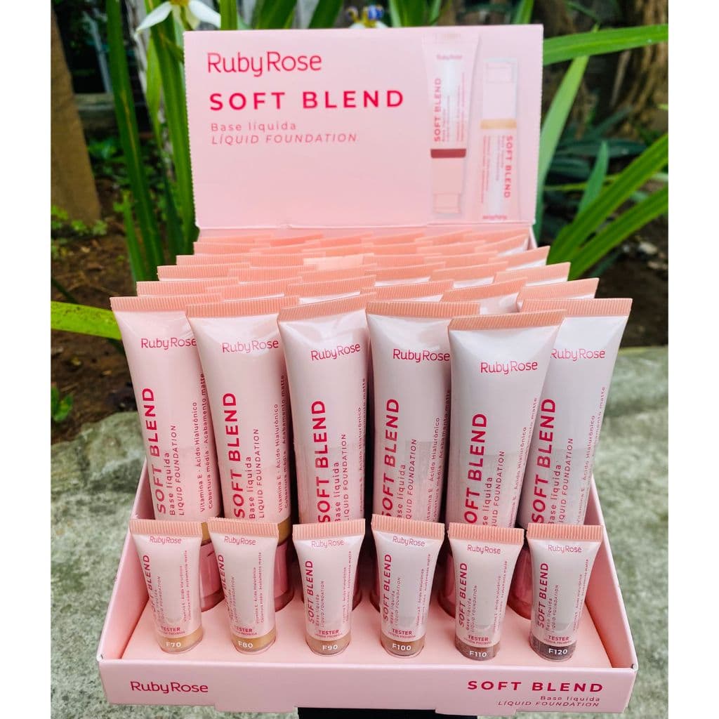 BASE LIQUIDA - SOFT BLEND FOUNDATION - ( BY RUBY ROSE )