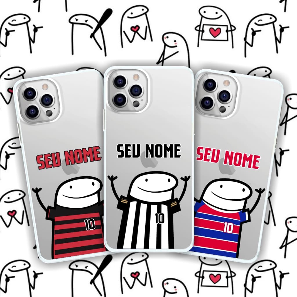 Capa de Celular Flork Times Personalizada com nome Capinha de Celular